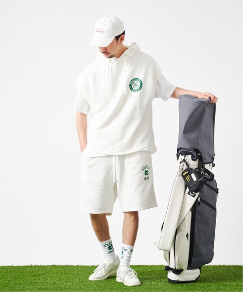 EDIFICE(エディフィス)の「《先行販売》【EDIFICE GOLF】スリーブレス スウェット(スウェット・メンズ・ブラック/ホワイト・MEDIUM/LARGE)」の10枚目の写真