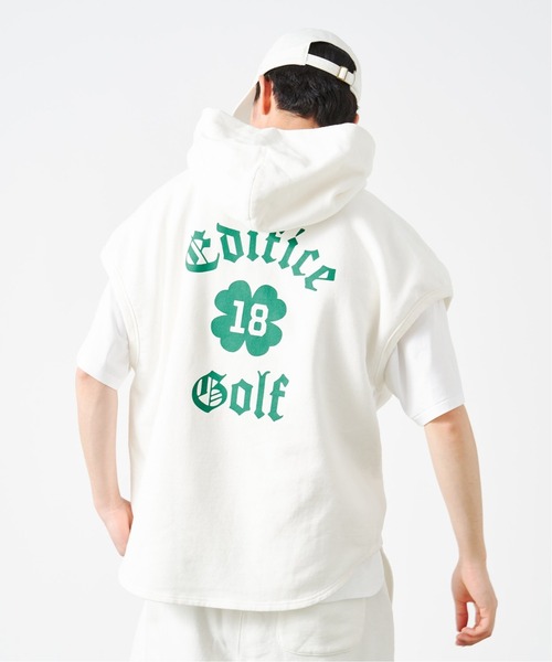 EDIFICE(エディフィス)の「《先行販売》【EDIFICE GOLF】スリーブレス スウェット(スウェット・メンズ・ブラック/ホワイト・MEDIUM/LARGE)」の14枚目の写真