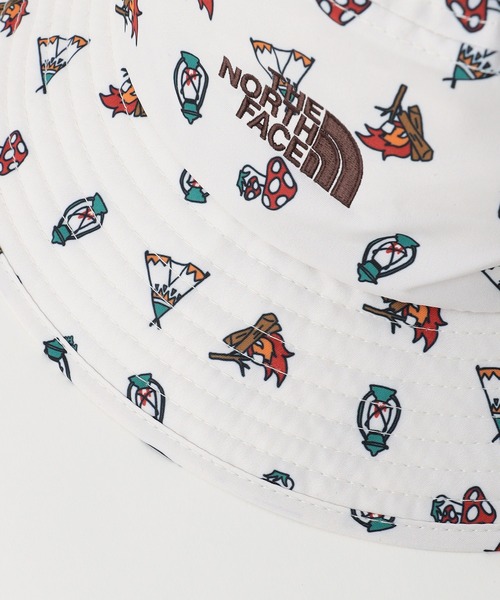 THE NORTH FACE(ザノースフェイス)の「THE NORTH FACE キッズ エコバケットハット(ハット・キッズ・ブラック/アイボリー・MEDIUM/LARGE)」の7枚目の写真