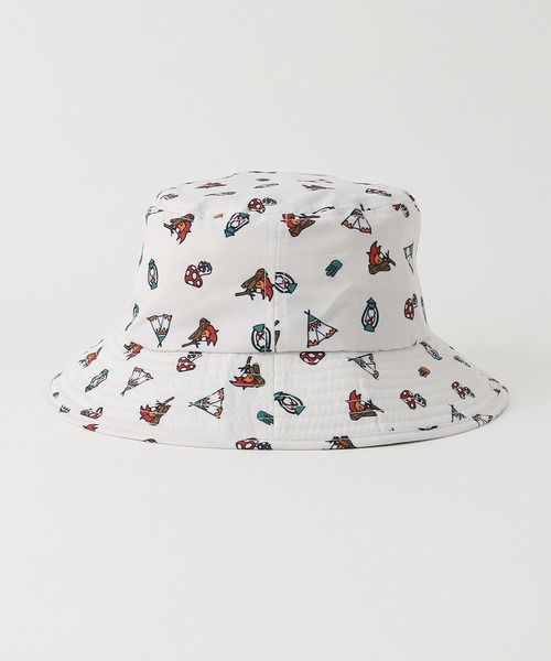 THE NORTH FACE(ザノースフェイス)の「THE NORTH FACE キッズ エコバケットハット(ハット・キッズ・ブラック/アイボリー・MEDIUM/LARGE)」の4枚目の写真