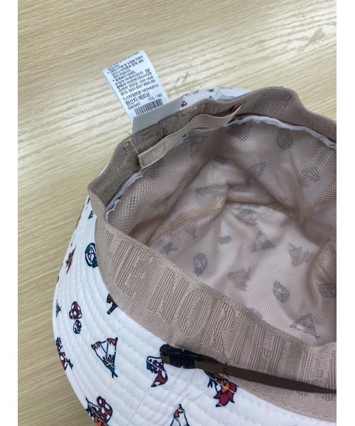 THE NORTH FACE(ザノースフェイス)の「THE NORTH FACE キッズ エコバケットハット(ハット・キッズ・ブラック/アイボリー・MEDIUM/LARGE)」の10枚目の写真