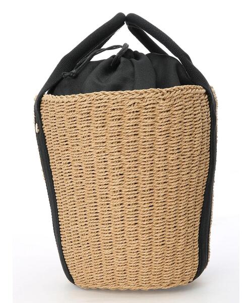 Te chichi（テチチ）の「テープハンドルカゴバッグ（ハンドバッグ・レディース・ダークブラウン/キャメル・ﾌﾘ-）」の5枚目の写真