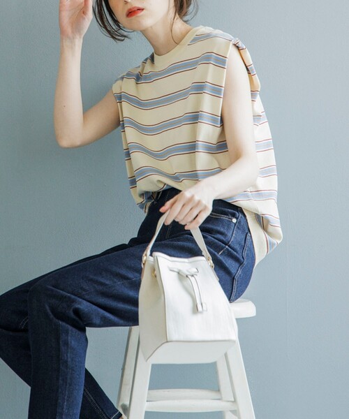 OPAQUE.CLIP(オペークドットクリップ)の「◆エルガリーコンビ巾着ミニショルダー(ショルダーバッグ・レディース・ブラック/ダークブラウン/オフホワイト・00)」の5枚目の写真