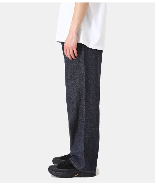 GOLD（ゴールド）の「GOLD / ゴールド：RESYSLED WASTE SUVIN COTTON YARN 11oz. DENIM 5POCKET PANTS -TYPE WITHOUT CINCH B：22A-GL42320A[MUS]（デニムパンツ・メンズ・ネイビー・M/L/S）」の11枚目の写真