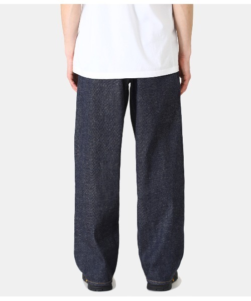 GOLD（ゴールド）の「GOLD / ゴールド：RESYSLED WASTE SUVIN COTTON YARN 11oz. DENIM 5POCKET PANTS -TYPE WITHOUT CINCH B：22A-GL42320A[MUS]（デニムパンツ・メンズ・ネイビー・M/L/S）」の12枚目の写真