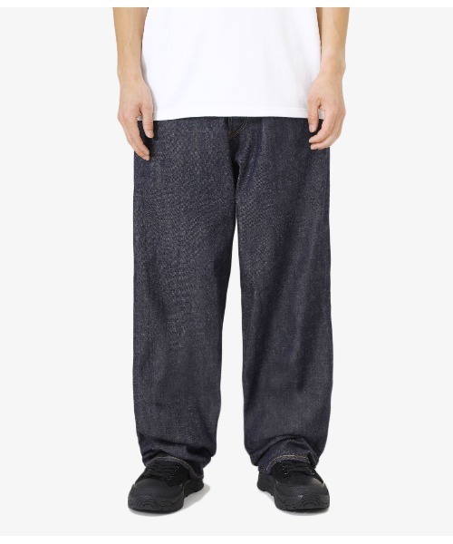 GOLD（ゴールド）の「GOLD / ゴールド：RESYSLED WASTE SUVIN COTTON YARN 11oz. DENIM 5POCKET PANTS -TYPE WITHOUT CINCH B：22A-GL42320A[MUS]（デニムパンツ・メンズ・ネイビー・M/L/S）」の15枚目の写真