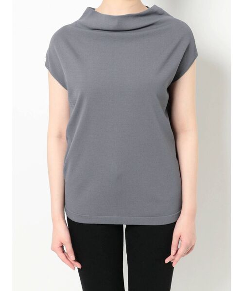 LAGUNAMOON（ラグナムーン）の「ハイツイストラフニットプルオーバー（ニット/セーター・レディース・ブラック/ブルー/ベージュ・FREE）」の9枚目の写真