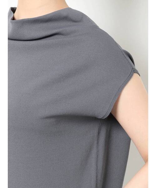 LAGUNAMOON（ラグナムーン）の「ハイツイストラフニットプルオーバー（ニット/セーター・レディース・ブラック/ブルー/ベージュ・FREE）」の5枚目の写真