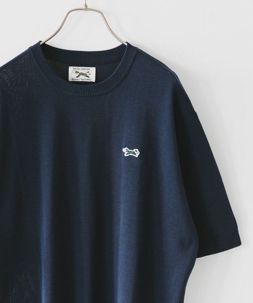 PENNEYS(ぺニーズ)の「『別注』PENNEYS×DOORS THE FOXニットTシャツ(Tシャツ/カットソー・メンズ・グリーン/ネイビー/ブラウン/パープル/グレー・LARGE/MEDIUM)」の5枚目の写真