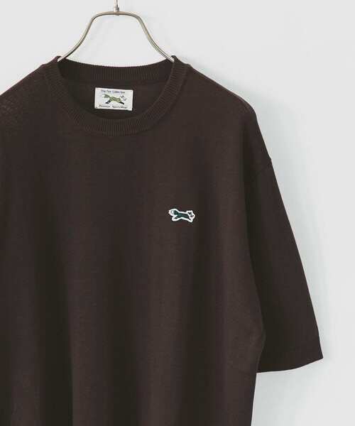 PENNEYS(ぺニーズ)の「『別注』PENNEYS×DOORS THE FOXニットTシャツ(Tシャツ/カットソー・メンズ・グリーン/ネイビー/ブラウン/パープル/グレー・LARGE/MEDIUM)」の3枚目の写真
