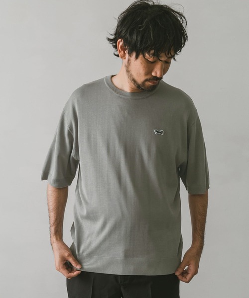 PENNEYS(ぺニーズ)の「『別注』PENNEYS×DOORS THE FOXニットTシャツ(Tシャツ/カットソー・メンズ・グリーン/ネイビー/ブラウン/パープル/グレー・LARGE/MEDIUM)」の16枚目の写真