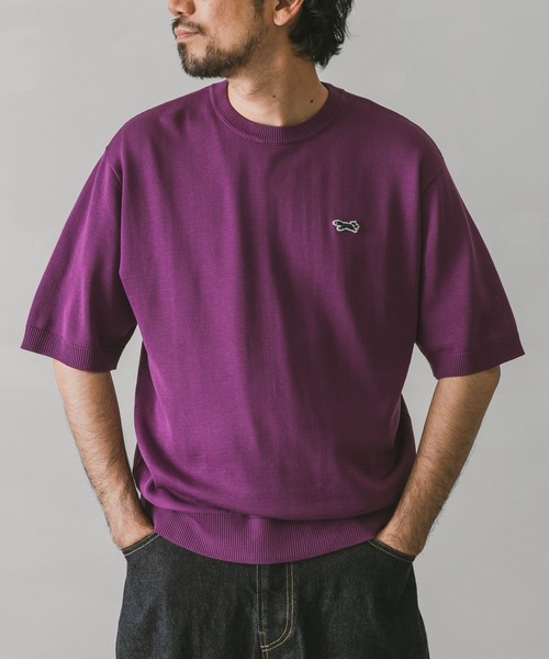 PENNEYS(ぺニーズ)の「『別注』PENNEYS×DOORS THE FOXニットTシャツ(Tシャツ/カットソー・メンズ・グリーン/ネイビー/ブラウン/パープル/グレー・LARGE/MEDIUM)」の17枚目の写真
