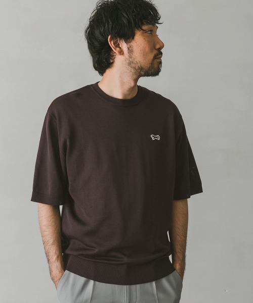 PENNEYS(ぺニーズ)の「『別注』PENNEYS×DOORS THE FOXニットTシャツ(Tシャツ/カットソー・メンズ・グリーン/ネイビー/ブラウン/パープル/グレー・LARGE/MEDIUM)」の11枚目の写真