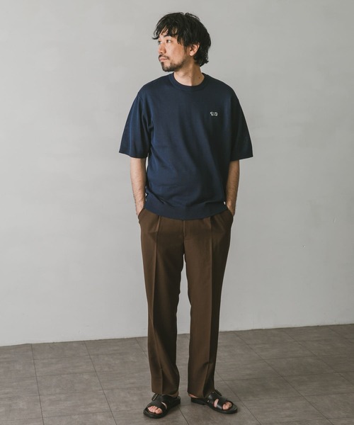PENNEYS(ぺニーズ)の「『別注』PENNEYS×DOORS THE FOXニットTシャツ(Tシャツ/カットソー・メンズ・グリーン/ネイビー/ブラウン/パープル/グレー・LARGE/MEDIUM)」の20枚目の写真