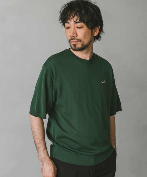 PENNEYS(ぺニーズ)の「『別注』PENNEYS×DOORS THE FOXニットTシャツ(Tシャツ/カットソー・メンズ・グリーン/ネイビー/ブラウン/パープル/グレー・LARGE/MEDIUM)」の13枚目の写真