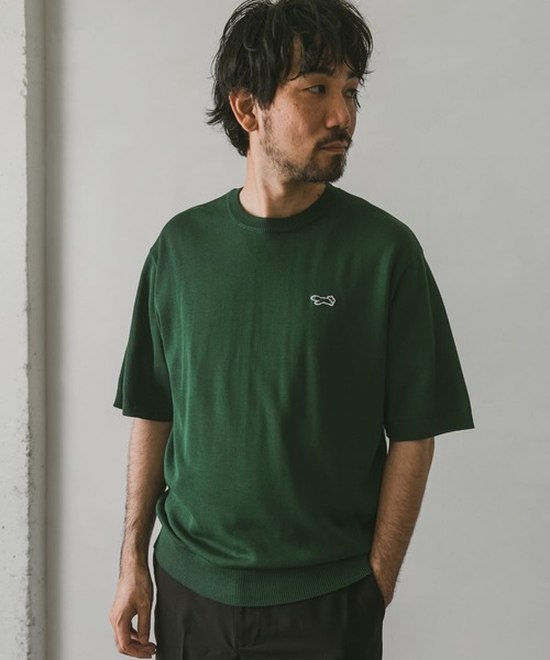 PENNEYS(ぺニーズ)の「『別注』PENNEYS×DOORS THE FOXニットTシャツ(Tシャツ/カットソー・メンズ・グリーン/ネイビー/ブラウン/パープル/グレー・LARGE/MEDIUM)」の21枚目の写真