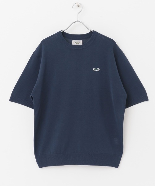 PENNEYS(ぺニーズ)の「『別注』PENNEYS×DOORS THE FOXニットTシャツ(Tシャツ/カットソー・メンズ・グリーン/ネイビー/ブラウン/パープル/グレー・LARGE/MEDIUM)」の7枚目の写真