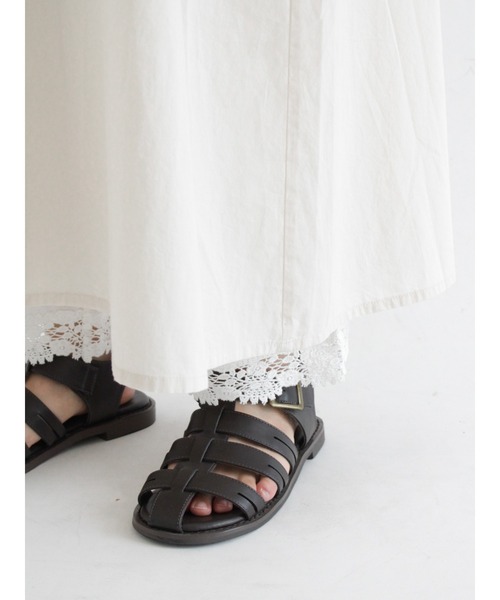 Samansa Mos2（サマンサ モスモス）の「切替レース貼りワンピース（ワンピース・レディース・ブラック/オレンジ/モカ/キナリ・ﾌﾘ-）」の21枚目の写真