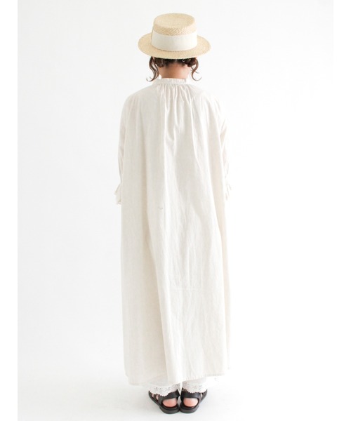 Samansa Mos2（サマンサ モスモス）の「切替レース貼りワンピース（ワンピース・レディース・ブラック/オレンジ/モカ/キナリ・ﾌﾘ-）」の19枚目の写真