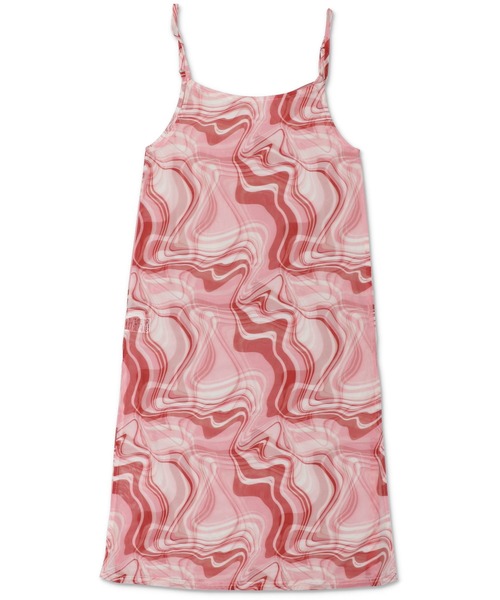 SPINNS（スピンズ）の「マーブルデザイン シアーキャミワンピース（ワンピース・レディース・ブルー/グリーン/ピンク・ONESIZE）」の8枚目の写真