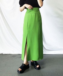 me+em select | 【 5色展開 】太ベルトハイウエストスリットロングスカート(スカート)