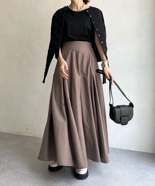 DouDou(ドゥドゥ)の「ブロックチェックカーディガン(カーディガン/ボレロ・レディース・ブラック/スカイブルー/パープル・FREE)」の17枚目の写真