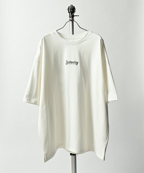ATELANE（アテレーン）の「ATELANE/ルーズシルエット刺繍入り半袖Tシャツ（Tシャツ/カットソー・メンズ・ブルー/グリーン/ホワイト系その他/ブラック系その他/ホワイト系その他2/ブラック系その他2・MEDIUM/LARGE）」の15枚目の写真