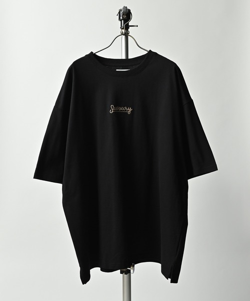 ATELANE（アテレーン）の「ATELANE/ルーズシルエット刺繍入り半袖Tシャツ（Tシャツ/カットソー・メンズ・ブルー/グリーン/ホワイト系その他/ブラック系その他/ホワイト系その他2/ブラック系その他2・MEDIUM/LARGE）」の19枚目の写真
