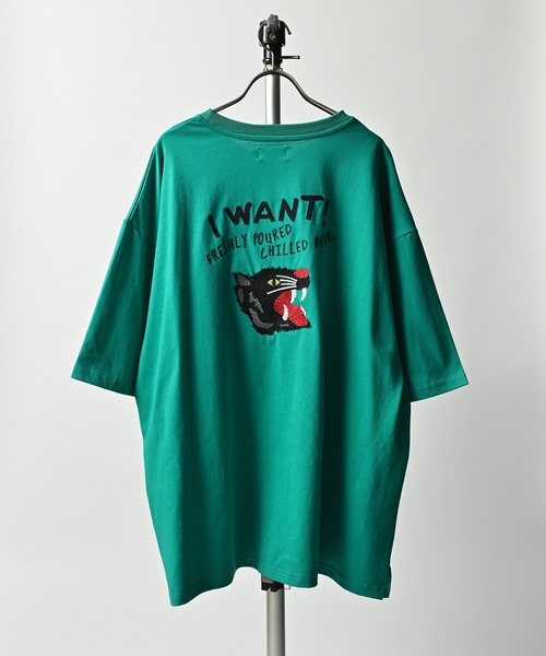 ATELANE（アテレーン）の「ATELANE/ルーズシルエット刺繍入り半袖Tシャツ（Tシャツ/カットソー・メンズ・ブルー/グリーン/ホワイト系その他/ブラック系その他/ホワイト系その他2/ブラック系その他2・MEDIUM/LARGE）」の22枚目の写真