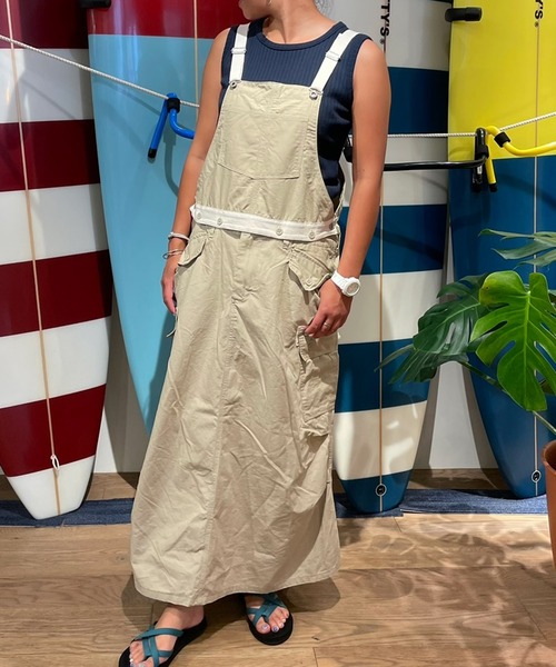 OLD BETTY'S(オールドベティーズ)の「【日本製】オールドベティーズ 【OLD BETTY’S】3Way Fishtail Cargo Skirt(スカート・レディース・ブラック/ベージュ・FREE)」の5枚目の写真