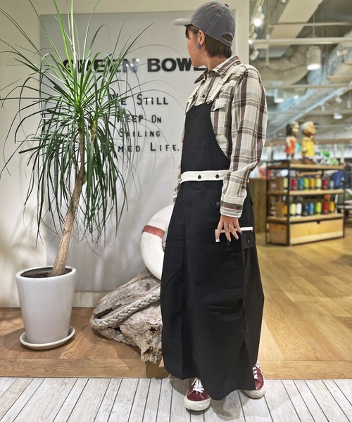 OLD BETTY'S(オールドベティーズ)の「【日本製】オールドベティーズ 【OLD BETTY’S】3Way Fishtail Cargo Skirt(スカート・レディース・ブラック/ベージュ・FREE)」の12枚目の写真