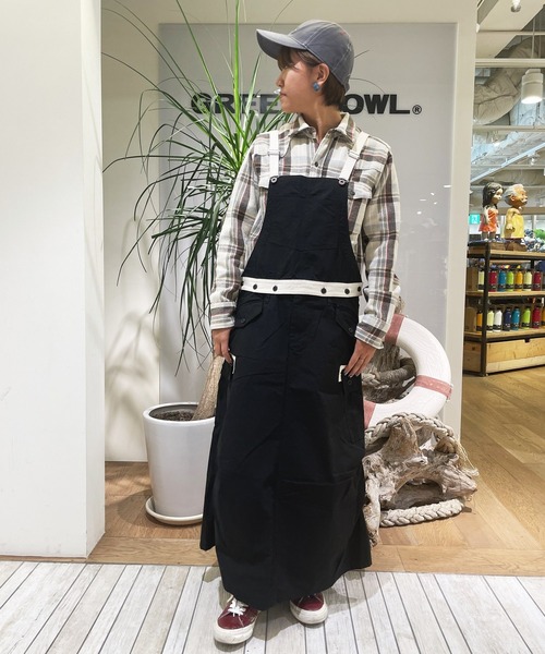 OLD BETTY'S(オールドベティーズ)の「【日本製】オールドベティーズ 【OLD BETTY’S】3Way Fishtail Cargo Skirt(スカート・レディース・ブラック/ベージュ・FREE)」の18枚目の写真
