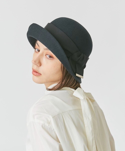 Chapeau d' O Tuck Wide Ribbon Berton（ハット）｜Chapeau d' O