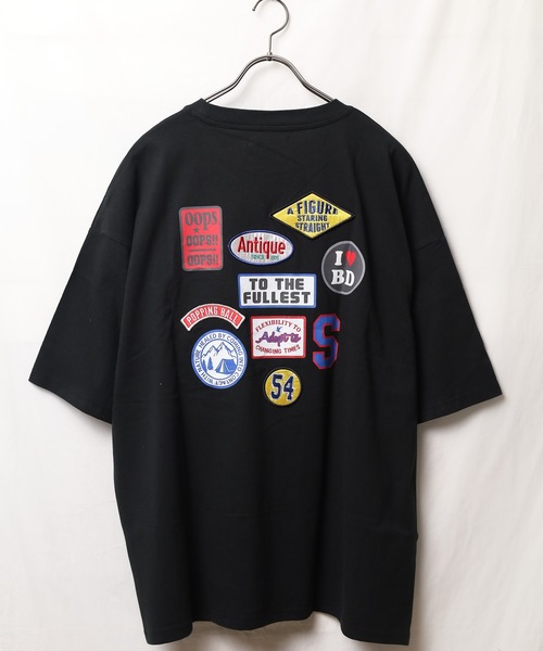 Bling Leads(ブリングリーズ)の「/Bl/ランダムワッペン半袖Tシャツ(Tシャツ/カットソー・メンズ・ホワイト/ダークグリーン/ロイヤルブルー/スミクロ/グレイッシュブルー・MEDIUM/LARGE)」の12枚目の写真