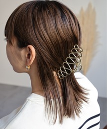ap retro（アプレトロ）の「〈hair accessory〉デザインヘアクリップ（バレッタ/ヘアクリップ）」