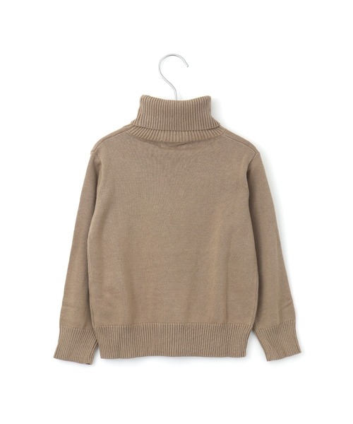 MAKE YOUR DAY（メイクユアデイ）の「コットンタートルセーター■80～140cm（ニット/セーター・キッズ・ブラック/ベージュ/オフホワイト・80/110/90/100/130/120/140）」の21枚目の写真