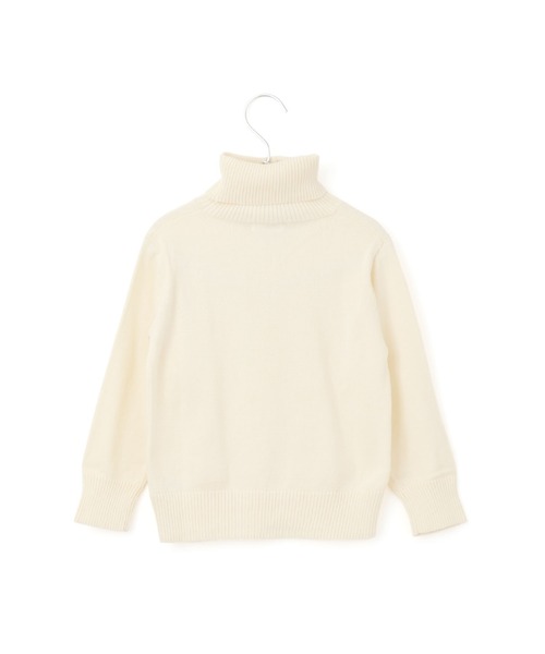 MAKE YOUR DAY（メイクユアデイ）の「コットンタートルセーター■80～140cm（ニット/セーター・キッズ・ブラック/ベージュ/オフホワイト・80/110/90/100/130/120/140）」の20枚目の写真