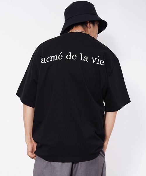 acme de la vie（アクメドラビ）の「acme de la vie(アクメドラビ) ベイビーフェイスプリント 半袖Tシャツ（Tシャツ/カットソー・メンズ・ホワイト/ブラック・M/L）」の7枚目の写真