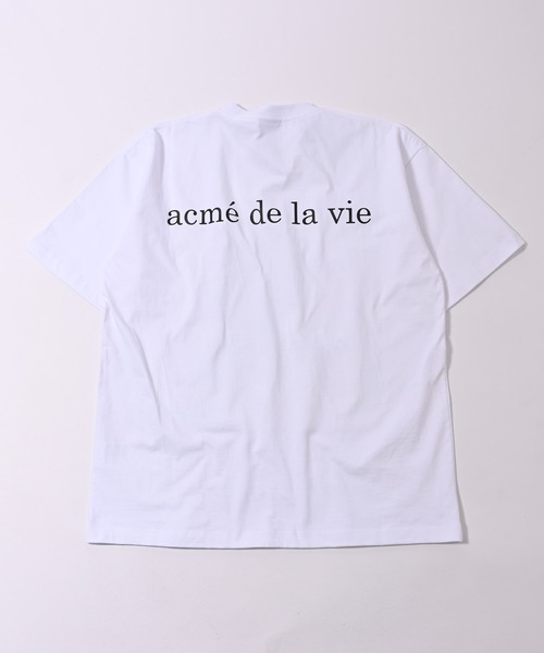 acme de la vie（アクメドラビ）の「acme de la vie(アクメドラビ) ベイビーフェイスプリント 半袖Tシャツ（Tシャツ/カットソー・メンズ・ホワイト/ブラック・M/L）」の17枚目の写真
