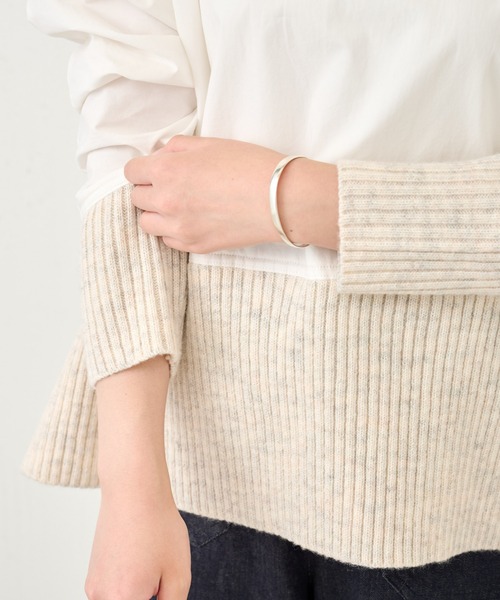 BEARDSLEY（ビアズリー）の「ニットコンビブラウス（ニット/セーター