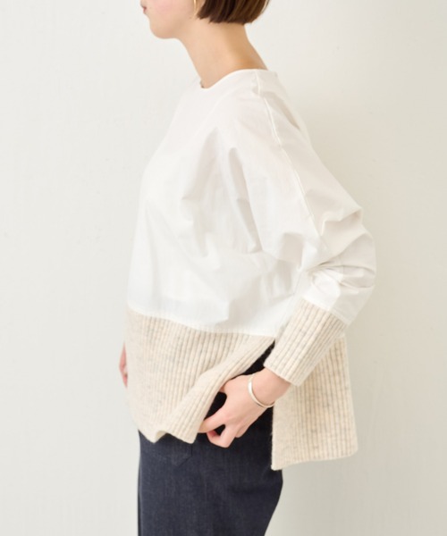 BEARDSLEY（ビアズリー）の「ニットコンビブラウス（ニット/セーター