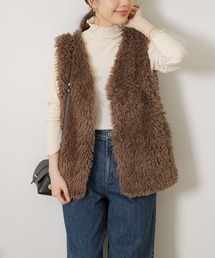 URBAN RESEARCH Sonny Label | フェイクファーベスト(ベスト)