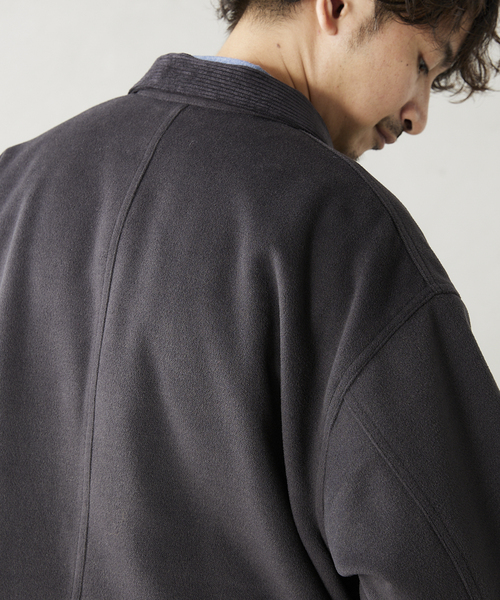 JOURNAL STANDARD relume（ジャーナルスタンダード　レリューム）の「【BIG ALLIIDE / ビック アライド】TECH MELTON カバーオール（カバーオール・メンズ・ライトグレー/ベージュ/ブラック系その他・MEDIUM/LARGE）」の17枚目の写真