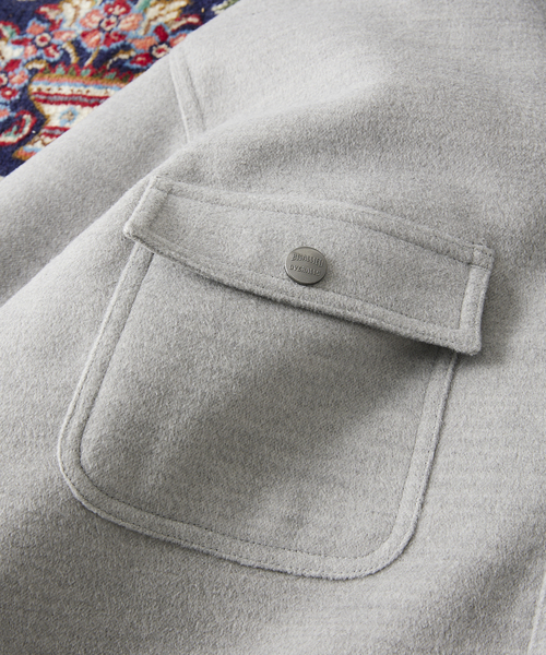 JOURNAL STANDARD relume（ジャーナルスタンダード　レリューム）の「【BIG ALLIIDE / ビック アライド】TECH MELTON カバーオール（カバーオール・メンズ・ライトグレー/ベージュ/ブラック系その他・MEDIUM/LARGE）」の21枚目の写真