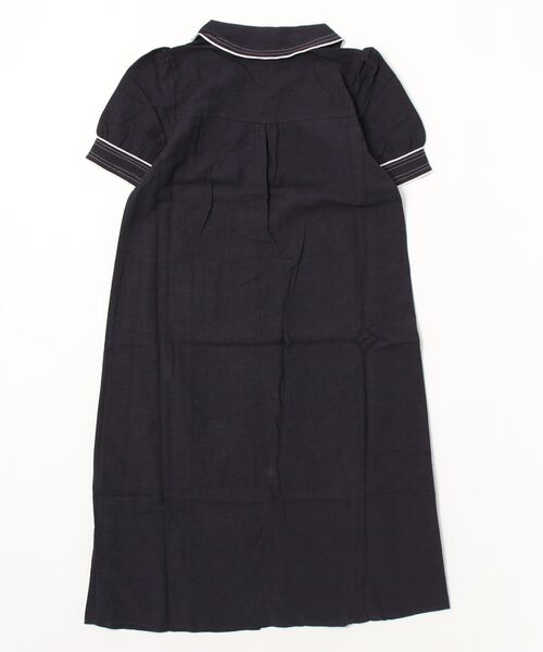 LE MORE（リモア）の「レトロボタンシャツワンピース（ワンピース・レディース・ブラック/アイボリー・FREE）」の3枚目の写真