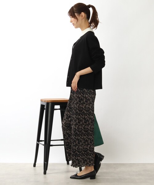 DRESKIP(ドレスキップ)の「◆【2WAY】ポンチスナップ釦カーディガン(カーディガン/ボレロ・レディース・ブラック/グリーン/サンドベージュ/ピンク系・02/03/04)」の13枚目の写真