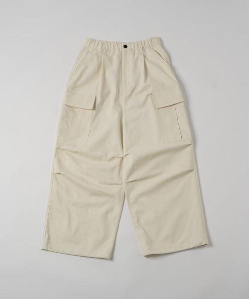 neez.（ニーズ）の「ワイドカーゴパンツ（カーゴパンツ・メンズ・マスタード/グリーン/ホワイト/カーキ/ブラック・SMALL/MEDIUM/LARGE）」の2枚目の写真