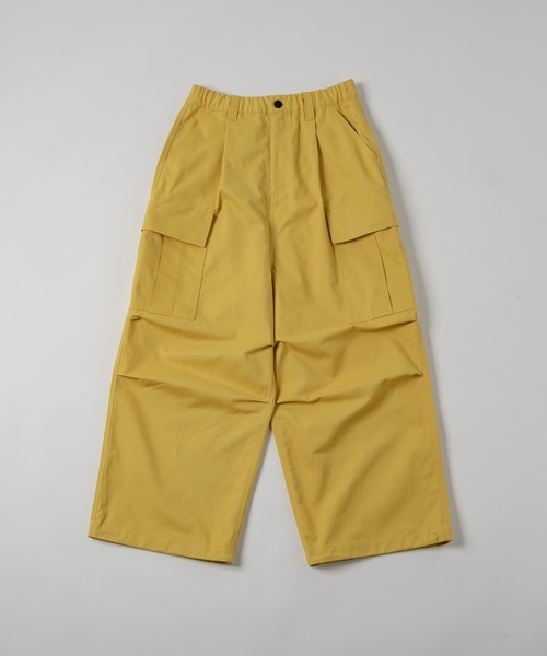 neez.（ニーズ）の「ワイドカーゴパンツ（カーゴパンツ・メンズ・マスタード/グリーン/ホワイト/カーキ/ブラック・SMALL/MEDIUM/LARGE）」の5枚目の写真