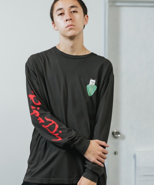 RIPNDIP（リップンディップ）の「RIPNDIP/リップンディップ Nermal Portrait L/S ロンT（Tシャツ/カットソー・メンズ・ブラック・M/L/XL）」の14枚目の写真