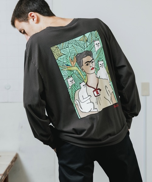 RIPNDIP（リップンディップ）の「RIPNDIP/リップンディップ Nermal Portrait L/S ロンT（Tシャツ/カットソー・メンズ・ブラック・M/L/XL）」の15枚目の写真